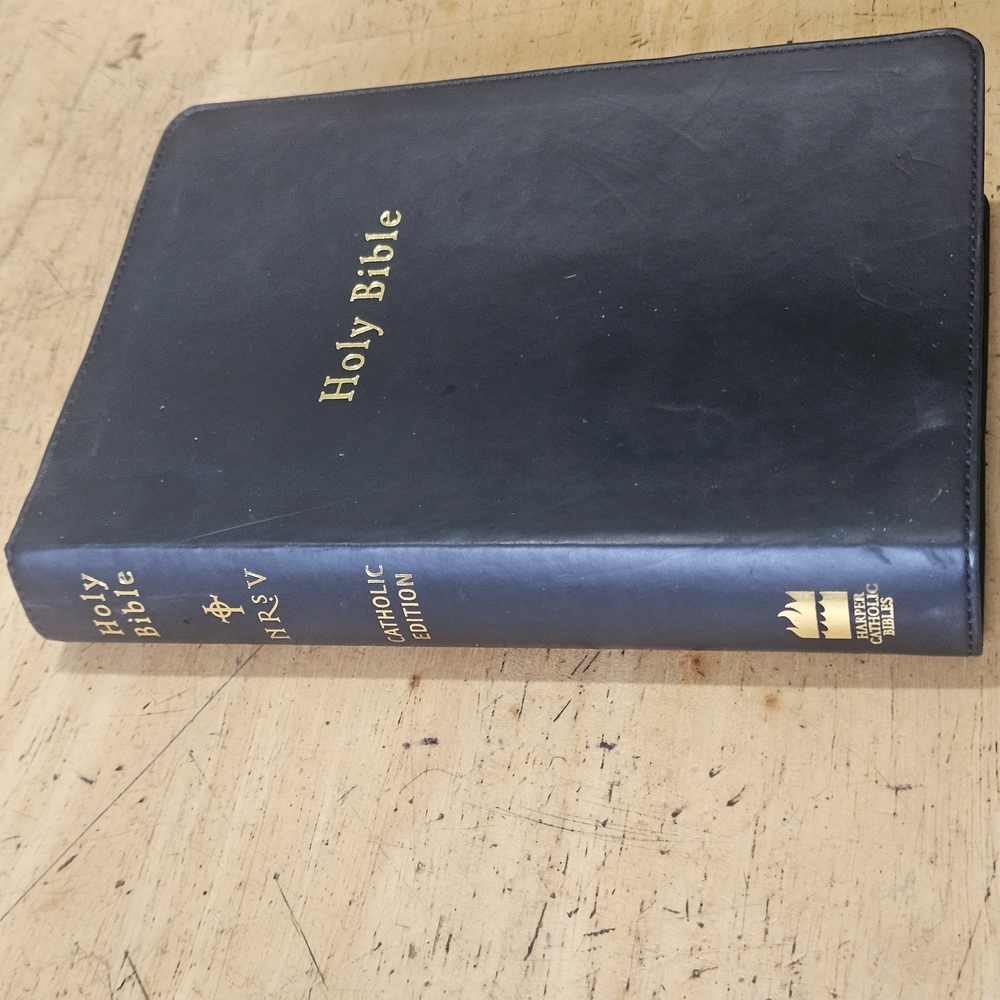 Holy Bible NRSV Catholic Edition - Soft Black Leathet